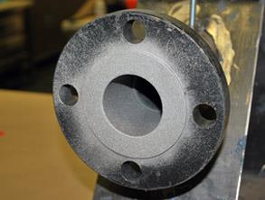 Flange face prior to reforming