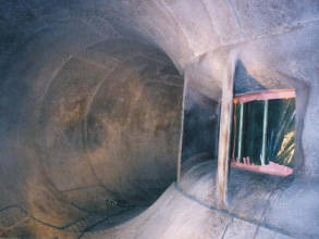 Roue de turbine endommagée