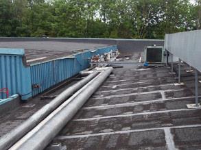 Area del tetto interessata da penetrazione di acqua
