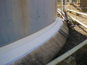 Membrana Belzona traspirante applicata per prevenire l'ingresso d'acqua