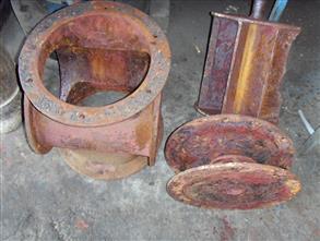 Severely corroded liquid ring vacuum pump