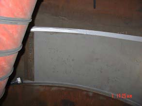 Pitted vessel shell