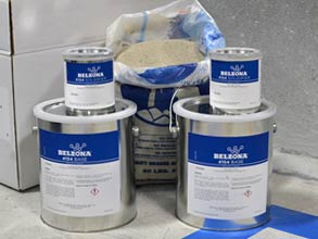 Materiał Belzona 4154 z pozyskanym lokalnie kruszywem