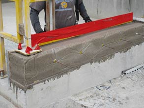Wall restoration with Belzona 4124