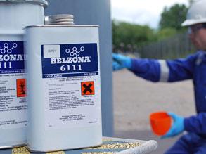 Förpackningar med Belzona 6111 (Liquid Anode)