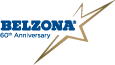 Logotyp för Belzonas 60-årsfirande